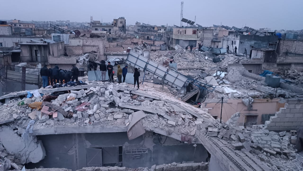 الاستجابة الطارئة لضحايا الزلزال في سوريا